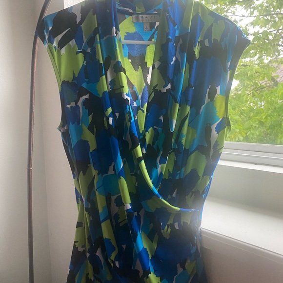 Wrap around multicolored shirt - Picture 2 of 3